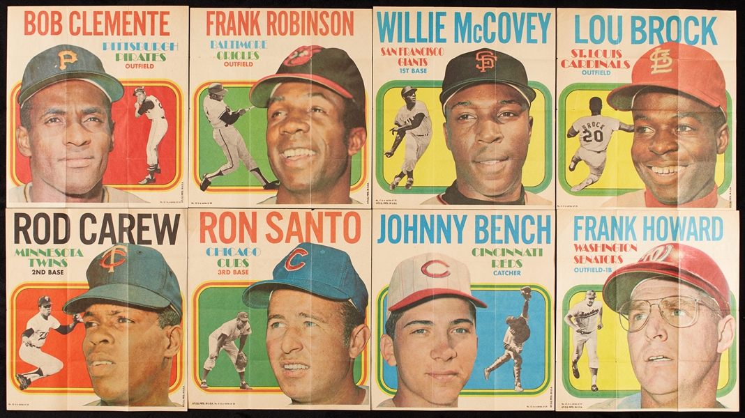 1970 Topps Baseball Posters Insert Set (24)