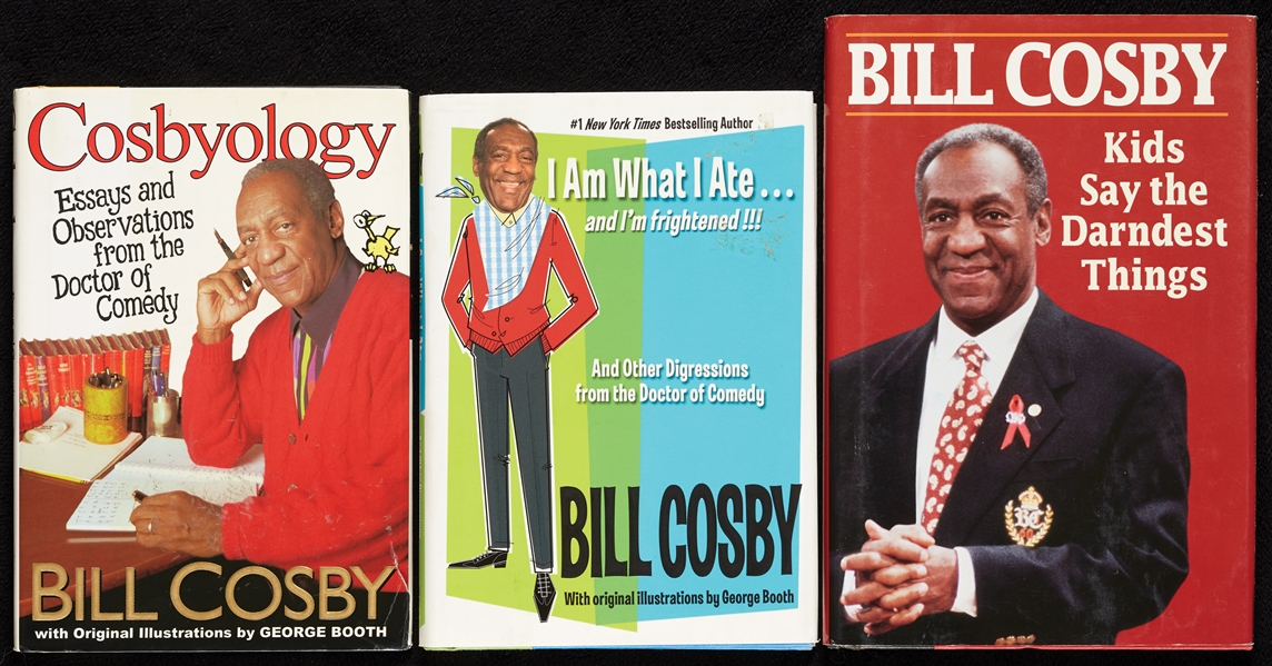 Bill Cosby Signed Books Group (3)