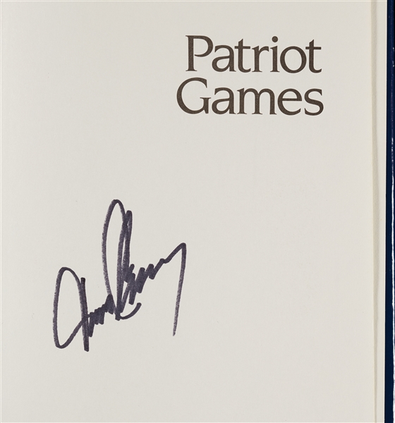 Tom Clancy Signed Books Group with Patriot Games (8)