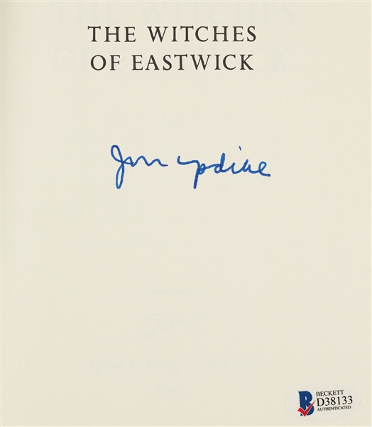 John Updike Signed Books Group with The Witches of Eastwick (5)