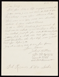 Johnny Kilbane Signed Handwritten Letter (1949) (PSA/DNA)