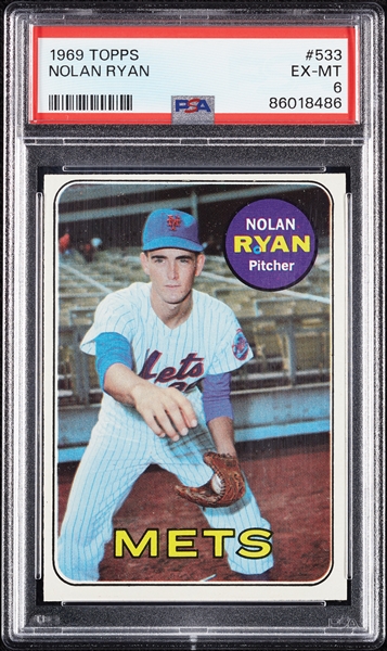 1969 Topps Nolan Ryan No. 533 PSA 6