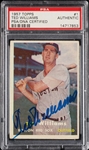 Ted Williams Signed 1957 Topps No. 1 (PSA/DNA)
