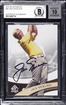 Jack Nicklaus Signed 2014 SP Authentic No. 29 (Graded BAS 10)