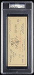 Errol Flynn Signed Check (1946) (PSA/DNA)