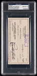 Charlton Heston Signed Check (1977) (Graded PSA/DNA 10) 