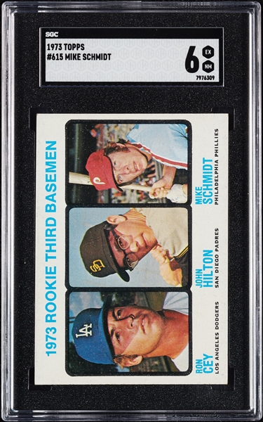 1973 Topps Mike Schmidt RC No. 615 SGC 6