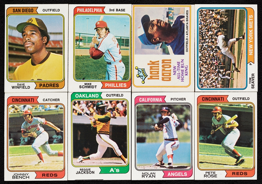 1974 Topps Baseball Complete Set Plus Traded (704)