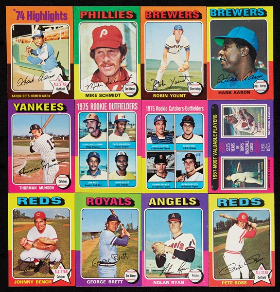 1975 Topps Baseball Complete Set (660)