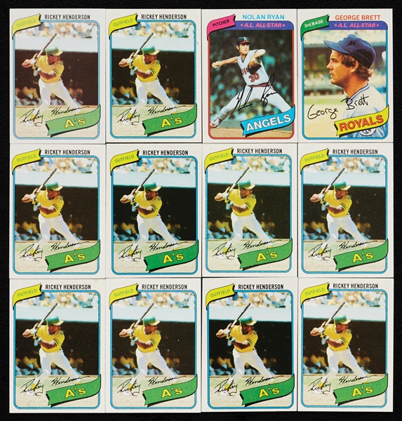 1980 Topps Baseball Complete Set Group (10)