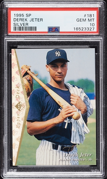 1995 SP Derek Jeter Silver No. 181 PSA 10