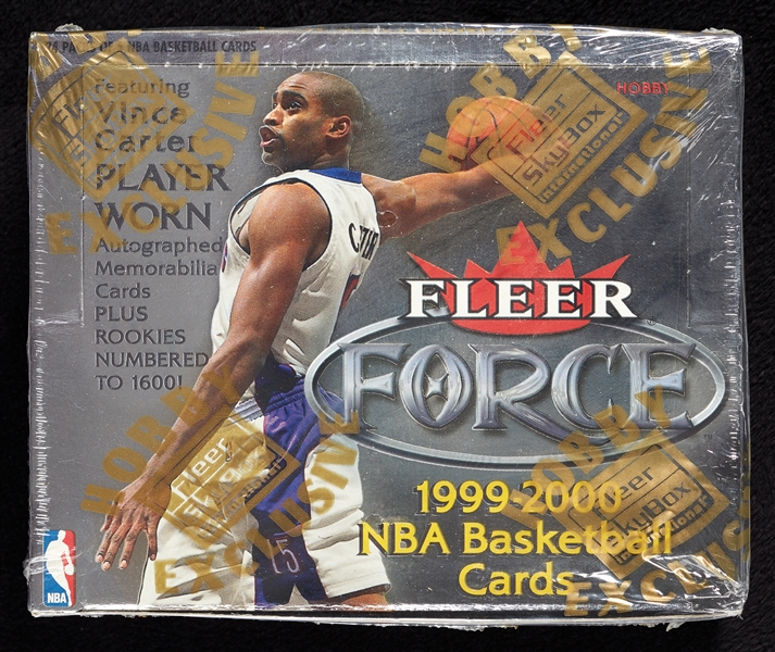 1999-00 Fleer Force Basketball Hobby Boxes Group (4)