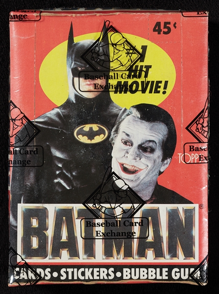 1989 Topps Batman Series 1 Wax Box (36) (BBCE)