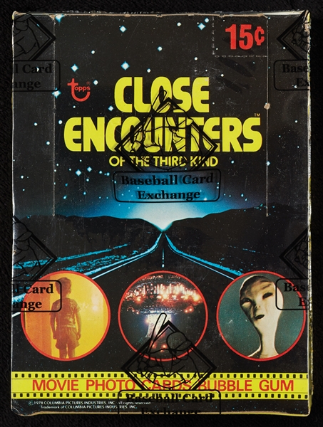 1978 Topps Close Encounters Wax Box (36) (BBCE)