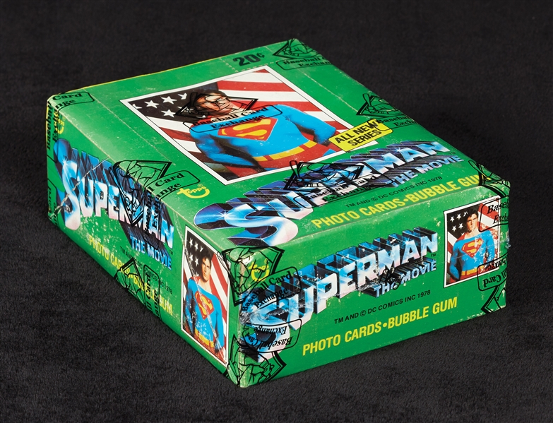 1978 Topps Superman The Movie Wax Box (36) (BBCE)