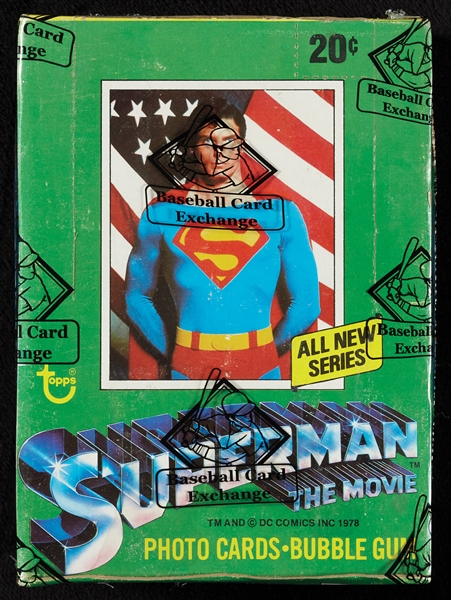 1978 Topps Superman The Movie Wax Box (36) (BBCE)