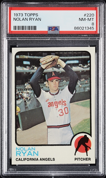 1973 Topps Nolan Ryan No. 220 PSA 8