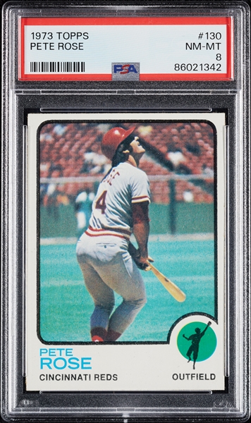 1973 Topps Pete Rose No. 130 PSA 8