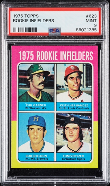 1975 Topps Keith Hernandez RC No. 623 PSA 9