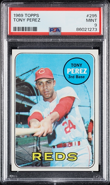 1969 Topps Tony Perez No. 295 PSA 9