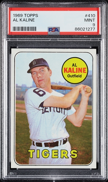 1969 Topps Al Kaline No. 410 PSA 9