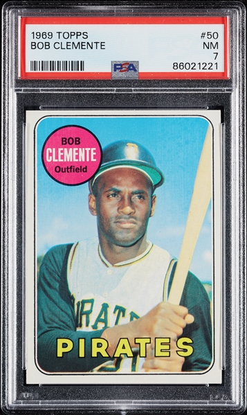 1969 Topps Roberto Clemente No. 50 PSA 7