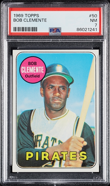 1969 Topps Roberto Clemente No. 50 PSA 7