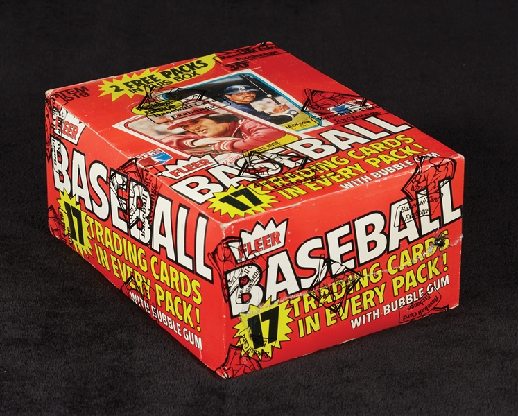 1981 Fleer Baseball Wax Box (36) (BBCE)