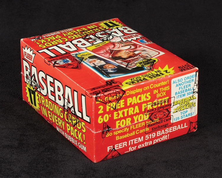 1981 Fleer Baseball Wax Box (36) (BBCE)