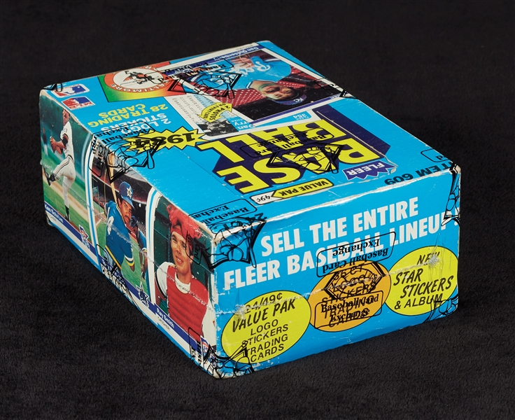 1984 Fleer Baseball Cello Box (24) (BBCE)