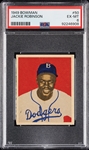 1949 Bowman Jackie Robinson No. 50 PSA 6