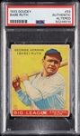 1933 Goudey Babe Ruth No. 53 PSA Authentic