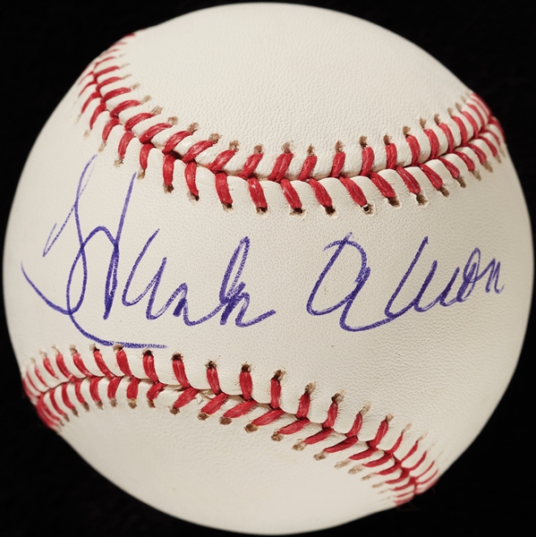 Hank Aaron Single-Signed OML Baseball (PSA/DNA)