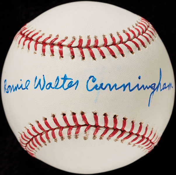 Walter Cunningham Full-Name Single-Signed OML Baseball (PSA/DNA)