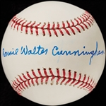 Walter Cunningham Full-Name Single-Signed OML Baseball (PSA/DNA)