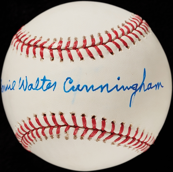 Walter Cunningham Full-Name Single-Signed OML Baseball (PSA/DNA)