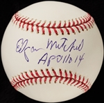 Edgar Mitchell Single-Signed OML Baseball "Apollo 14" (PSA/DNA)