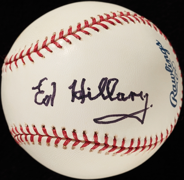 Sir Edmund Hillary Single-Signed OML Baseball (PSA/DNA)