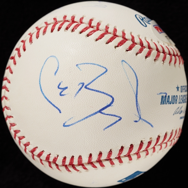 Bob Woodward & Carl Bernstein Dual-Signed OML Baseball (PSA/DNA)