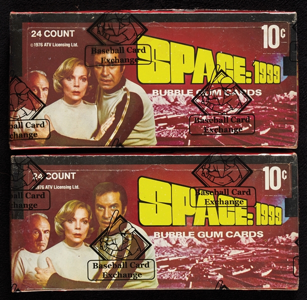 1976 Donruss Space 1999 Wax Boxes Pair (BBCE) (2)