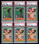 1981 Donruss Golf Complete Sets Group with Jack Nicklaus RCs (5) 