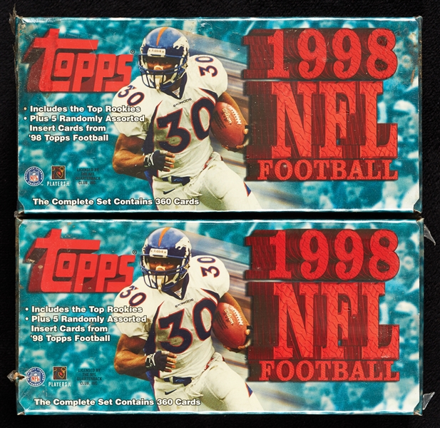 1998 Topps Football Complete Factory Sets (2)