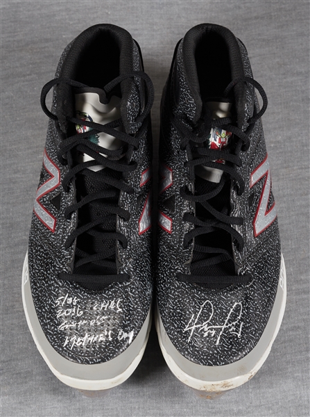 David Ortiz 2016 Game-Used & Signed Cleats Inscribed 5/8/2016, 2 HRs, Game Used, Mother's Day (MLB) (Fanatics)