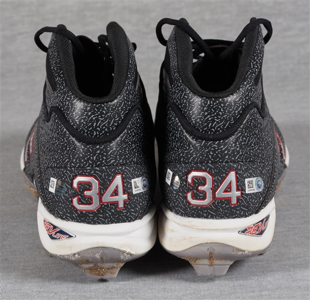 David Ortiz 2016 Game-Used & Signed Cleats Inscribed 5/8/2016, 2 HRs, Game Used, Mother's Day (MLB) (Fanatics)