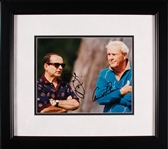 Arnold Palmer & Joe Pesci Signed 8x10 Framed Photo (BAS)