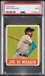 1948 Leaf Joe DiMaggio No. 1 PSA 2