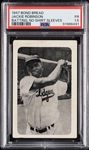 1947 Bond Bread Jackie Robinson Batting, No Shirt Sleeves RC PSA 1.5