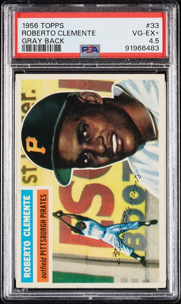 1956 Topps Roberto Clemente No. 33 PSA 4.5