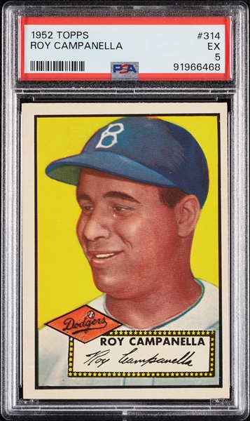 1952 Topps Roy Campanella No. 314 PSA 5