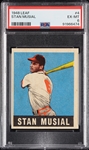 1948 Leaf Stan Musial RC No. 4 PSA 6